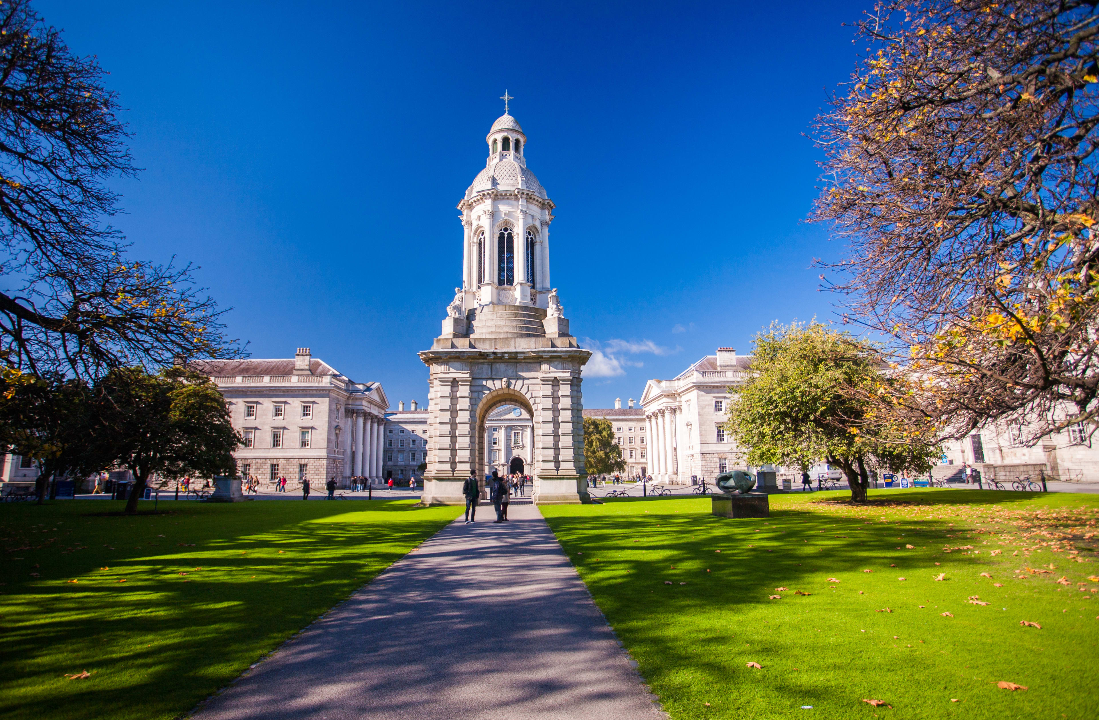 Trinity College in Dublin City